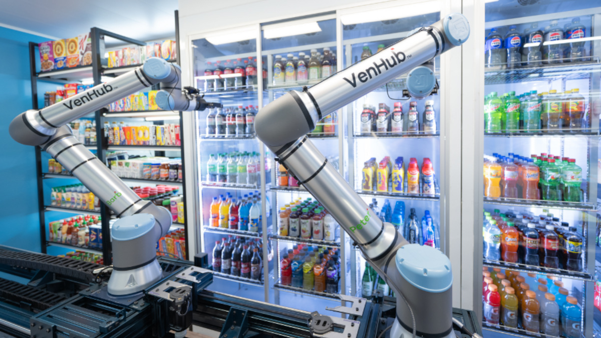 Robotic Smart Store Lands in Hollywood, Courtesy of Ex-Amazon Exec - VenHub's autonomous store in Hollywood (Image: VenHub Global) VenHub's autonomous store in Hollywood (Image: VenHub Global)