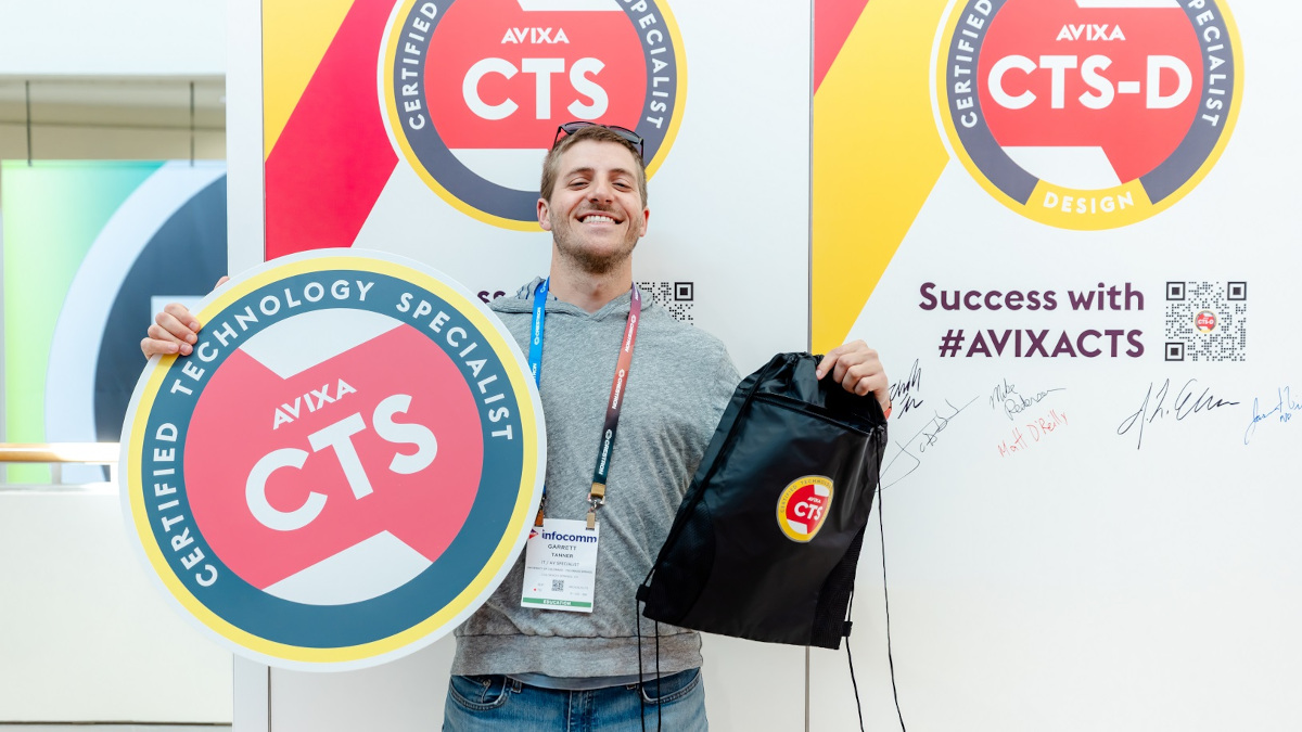 Avixa's CTS program is a globally recognized credential for AV professtionals. (IMage: AVIXA)