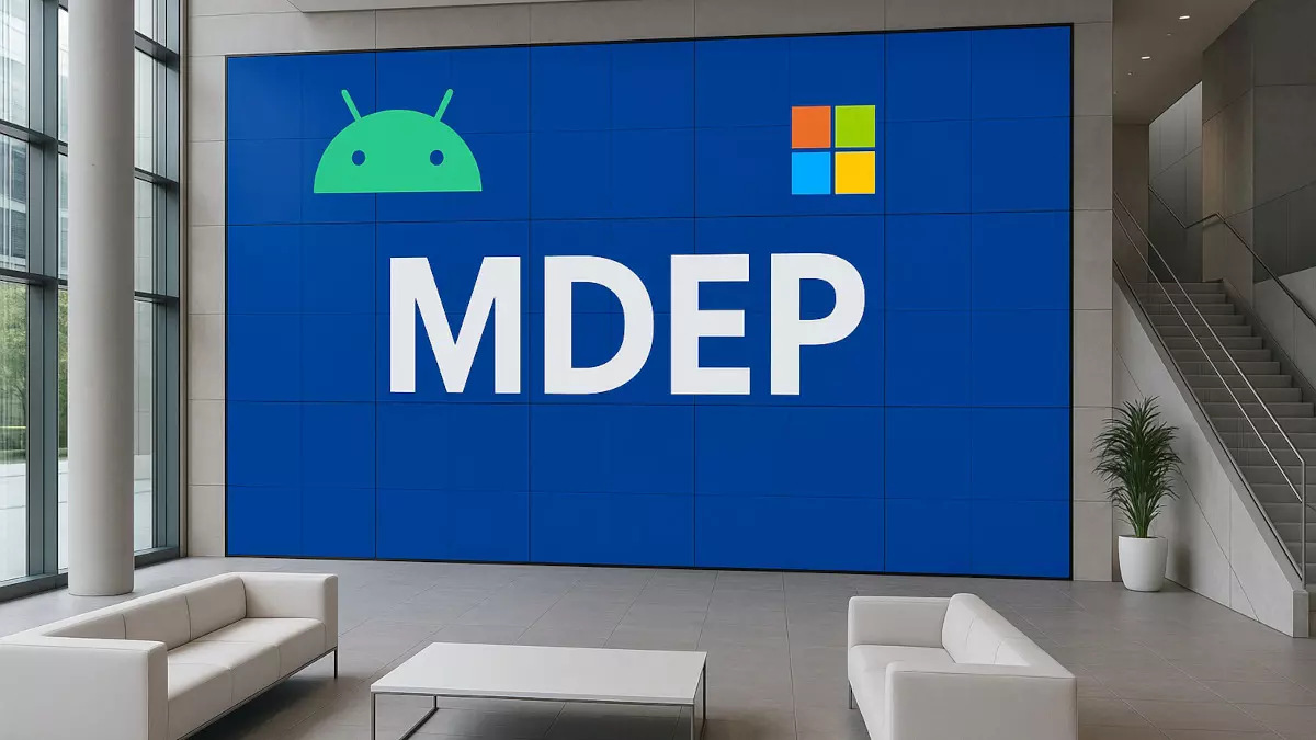 Microsoft extends MDEP to digital signage. (Image: IAdea)