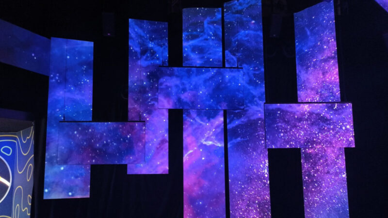 Celestial Skies zone in Australia Expo pavilion (Image: Absen)