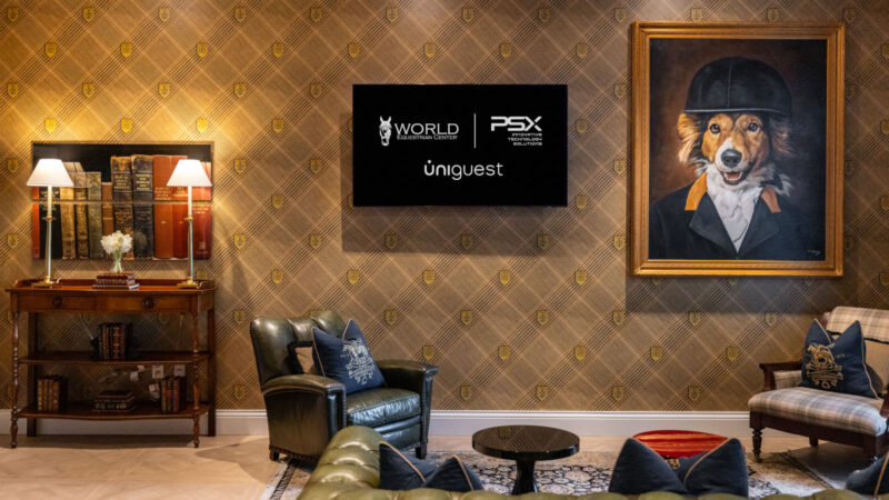 Digital Signage at the WEC (Picture: Uniguest)