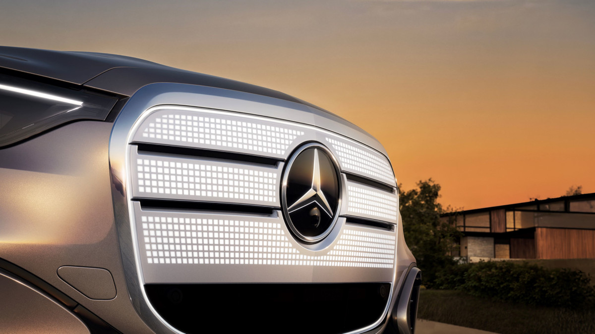 The new grill of the all-electric Mercedes GLC (Photo: Mercedes-Benz)