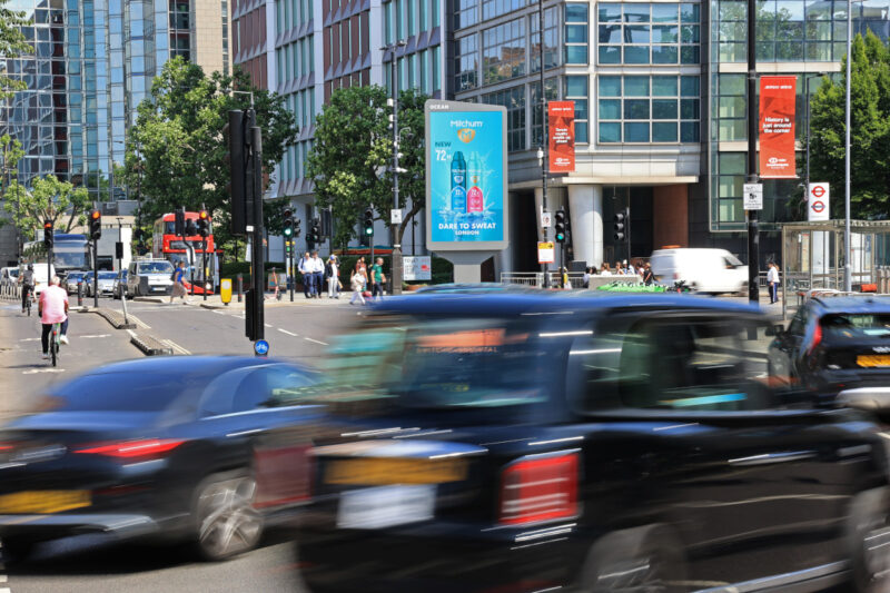 Ocean's P10 Hammersmith Broadway screen in London (Image: Ocean Outdoor)