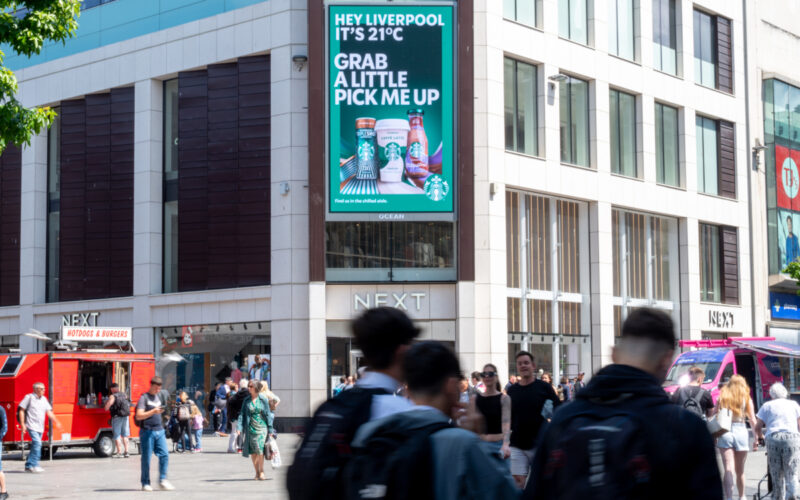 The Screen at Cavern Quarter in Liverpool (Image: Ocean Outdoor)