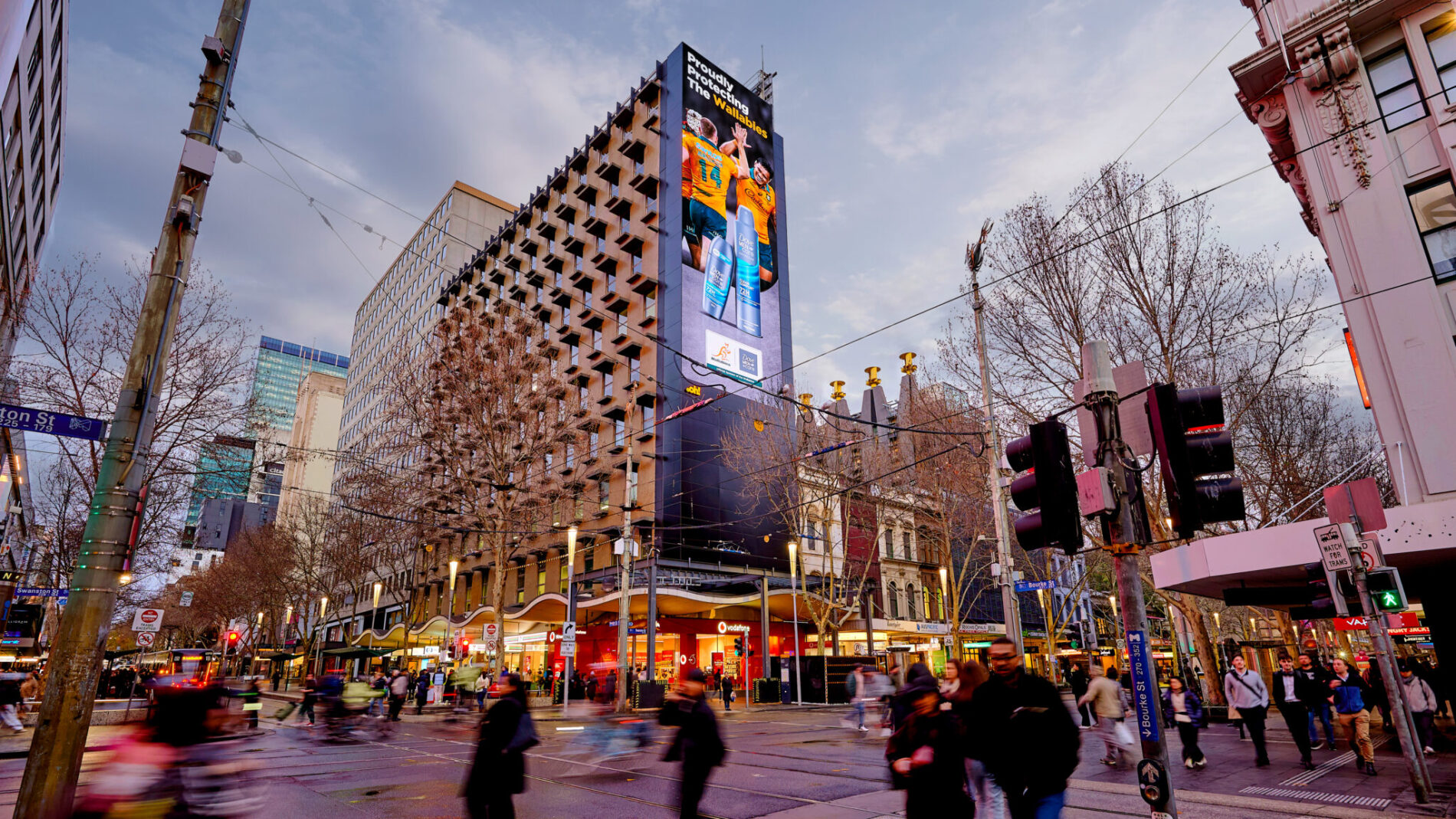 Melbourne’s ‘The Bourke’ Billboard