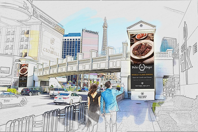 Vegas Strip Debuts First Eye-Level LED Tower Network
