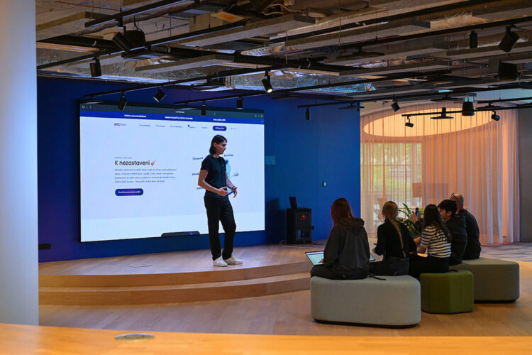 NFCtron’s New LED Video Wall Is Designed to Handle a Mix of Inputs, From Corporate Presentations to Visitor Greetings