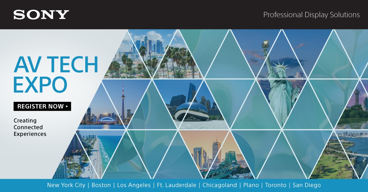 Sony Sets 2025–26 AV Tech Expo Tour Across North America - Sony Electronics Sets 2025–26 AV Tech Expo Tour Across North America
Sony Electronics Sets 2025–26 AV Tech Expo Tour Across North America