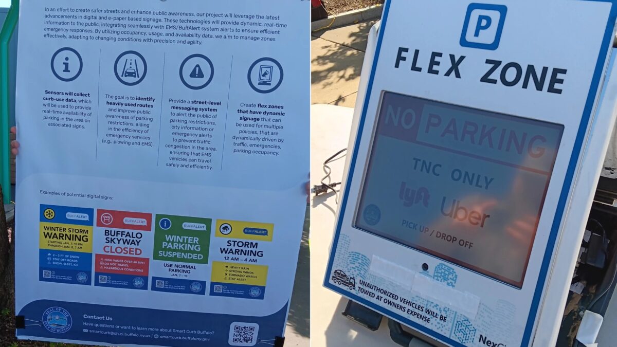 Buffalo Launches Smart Curb Pilot (Image: Michael Mroziak/Buffalo Toronto Public Media)