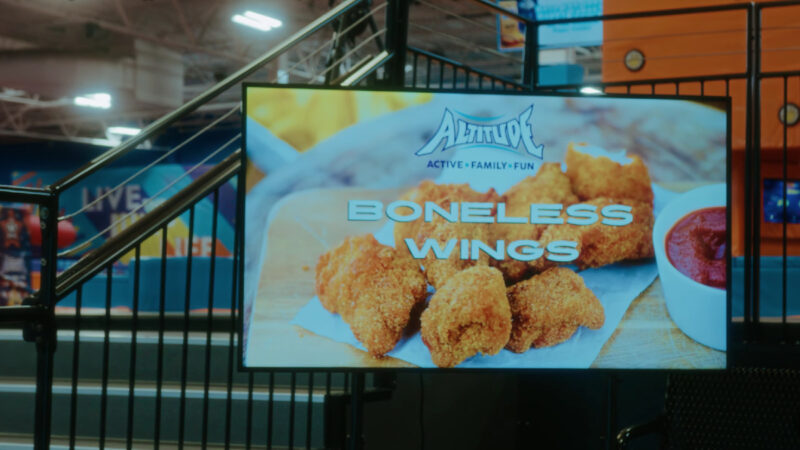 Signage at Altitude Trampoline Parks (Image: Samsung/Screenshot)