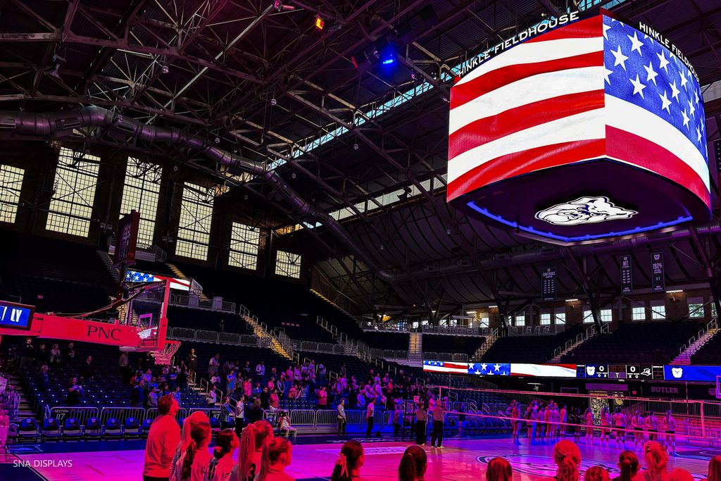 Hinkle Fieldhouse Adds Modern LED Systems Ahead of Centennial Season - Butler University renovation Butler University renovation