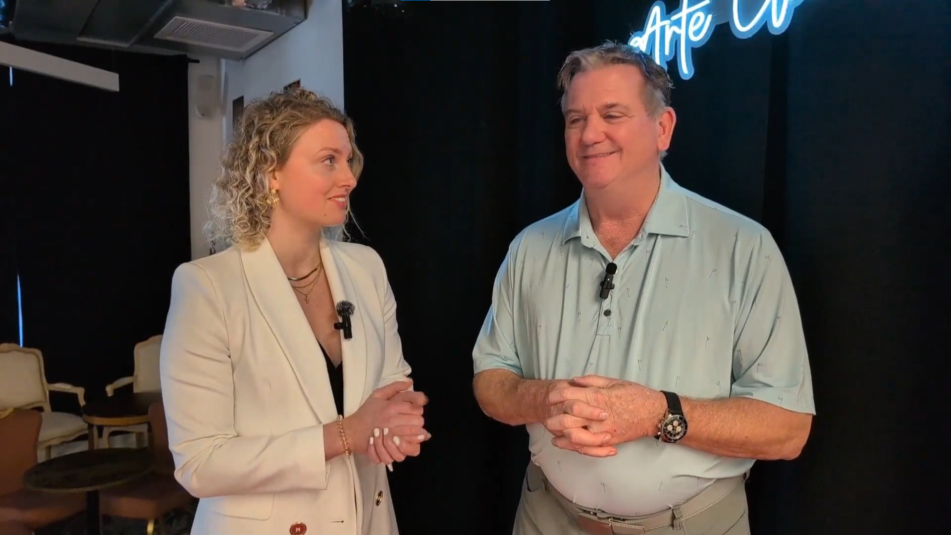 Rick Mills, Creative Realities CEO, at the invidis Executive Lounge in Miami 2025 (Image: Sixteen:Nine)