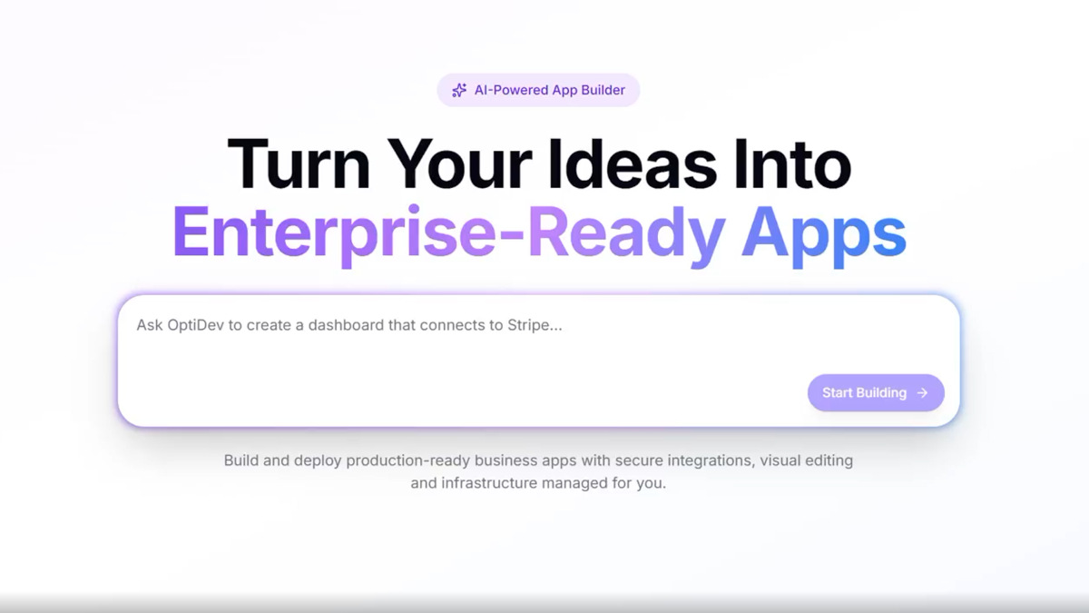 Optisigns Launches Optidev.ai, An AI-Powered App Builder For Digital Signage - OptiDev.ai is OptiSign's new AI-powered application builder. (Image: OptiSigns) OptiDev.ai is OptiSign's new AI-powered application builder. (Image: OptiSigns)