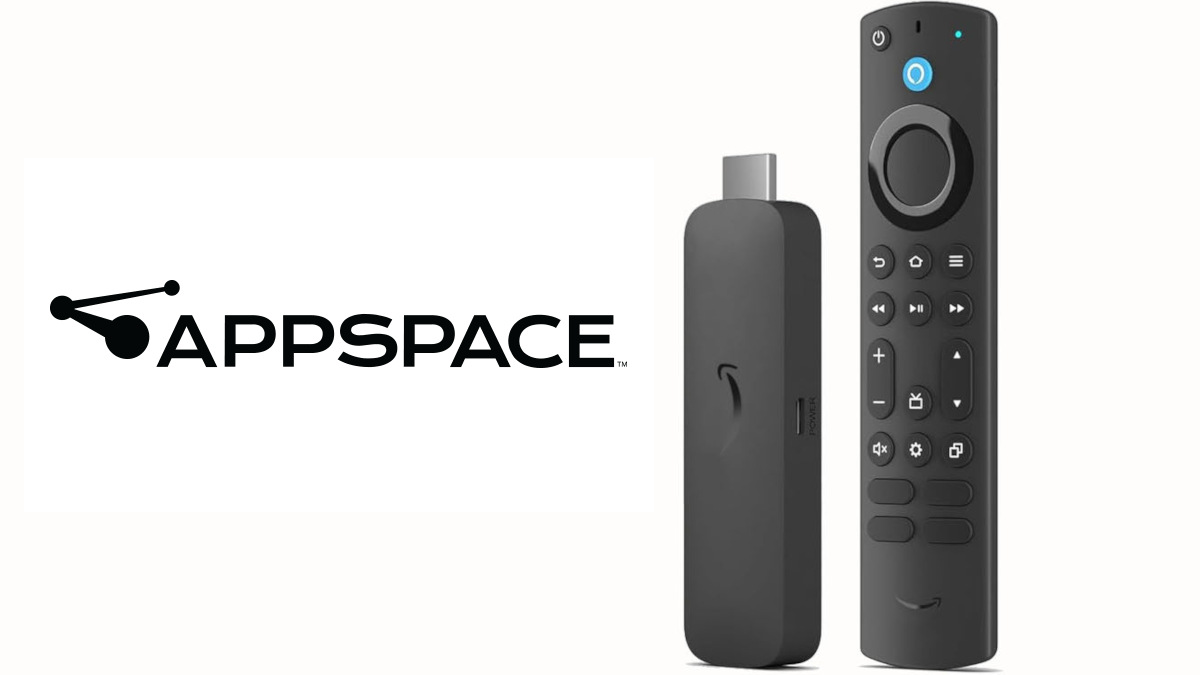Appspace launches its CMS on Amazon's Signage Stick. (Image: Appspace/Amazon)