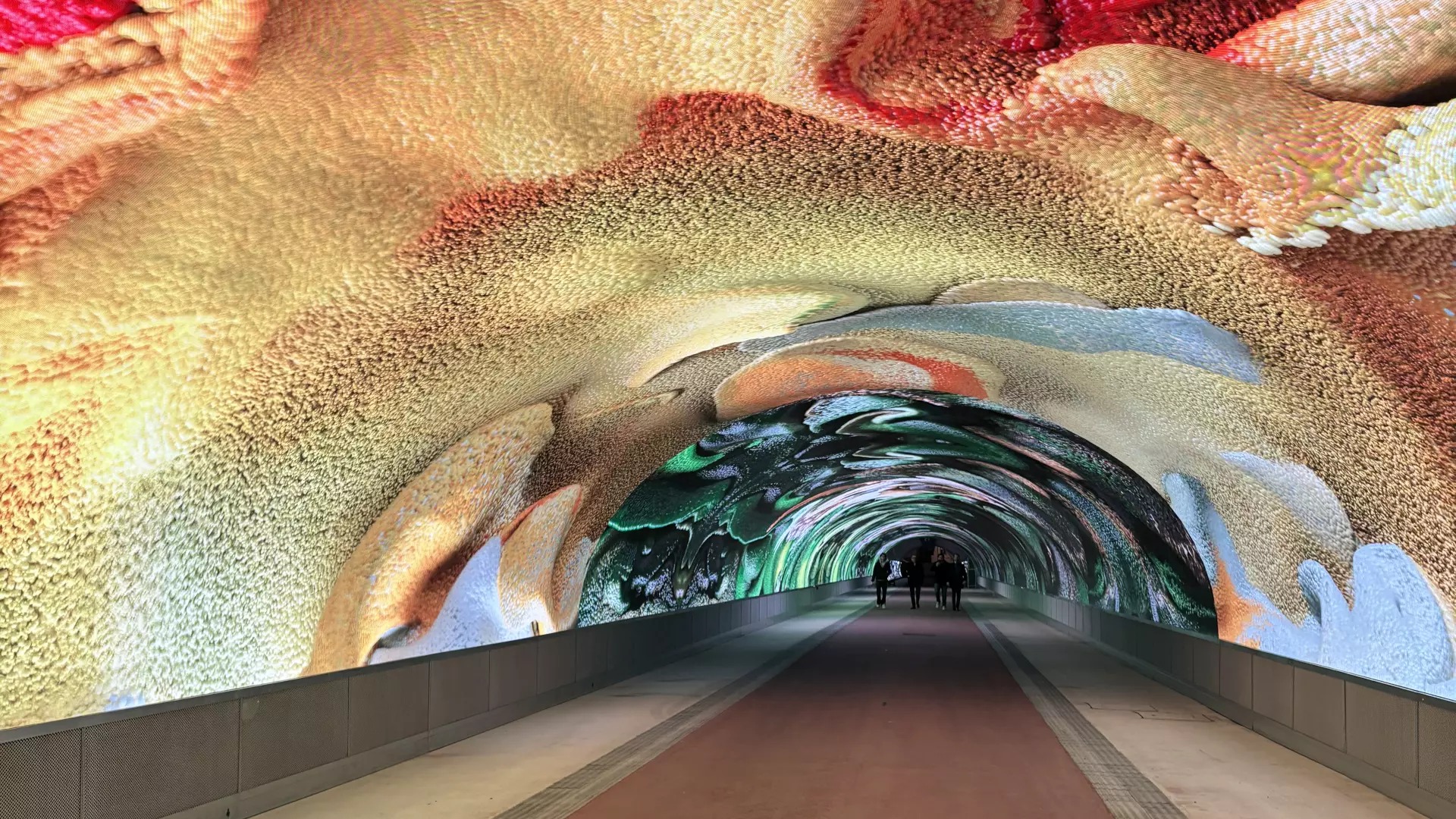 M-Cube Turns Historic Tunnel into Immersive LED Art Gallery