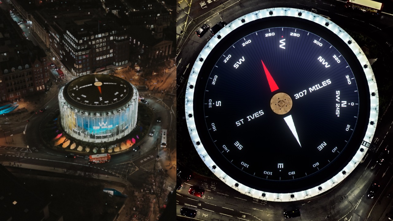 Jaecoo Transforms London’s BFI IMAX Rooftop Into Giant Working Compass in Bold Brand Debut
