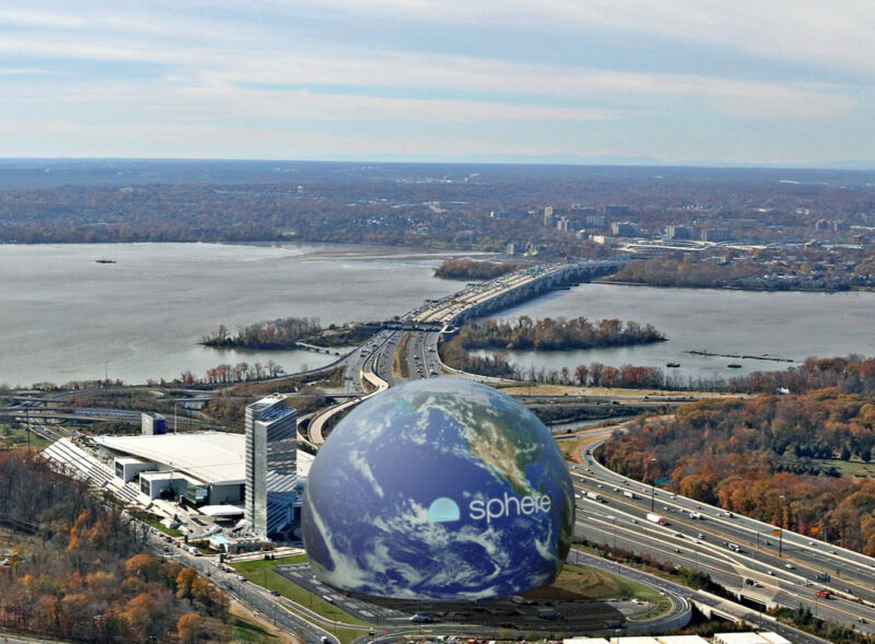 The Sphere at National Harbor (Rendering: Sphere Entertainment)
