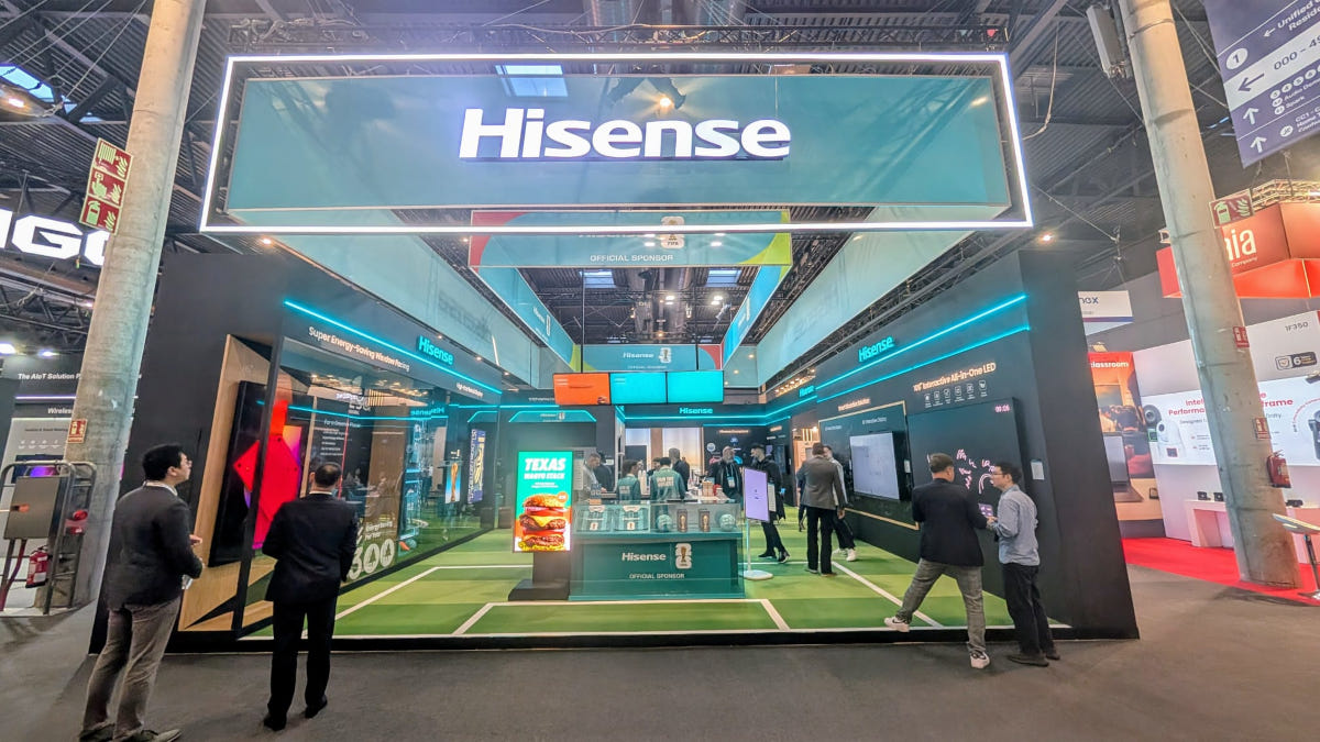 Hisense at ISE 2026 (Image: Sixteen:Nine)