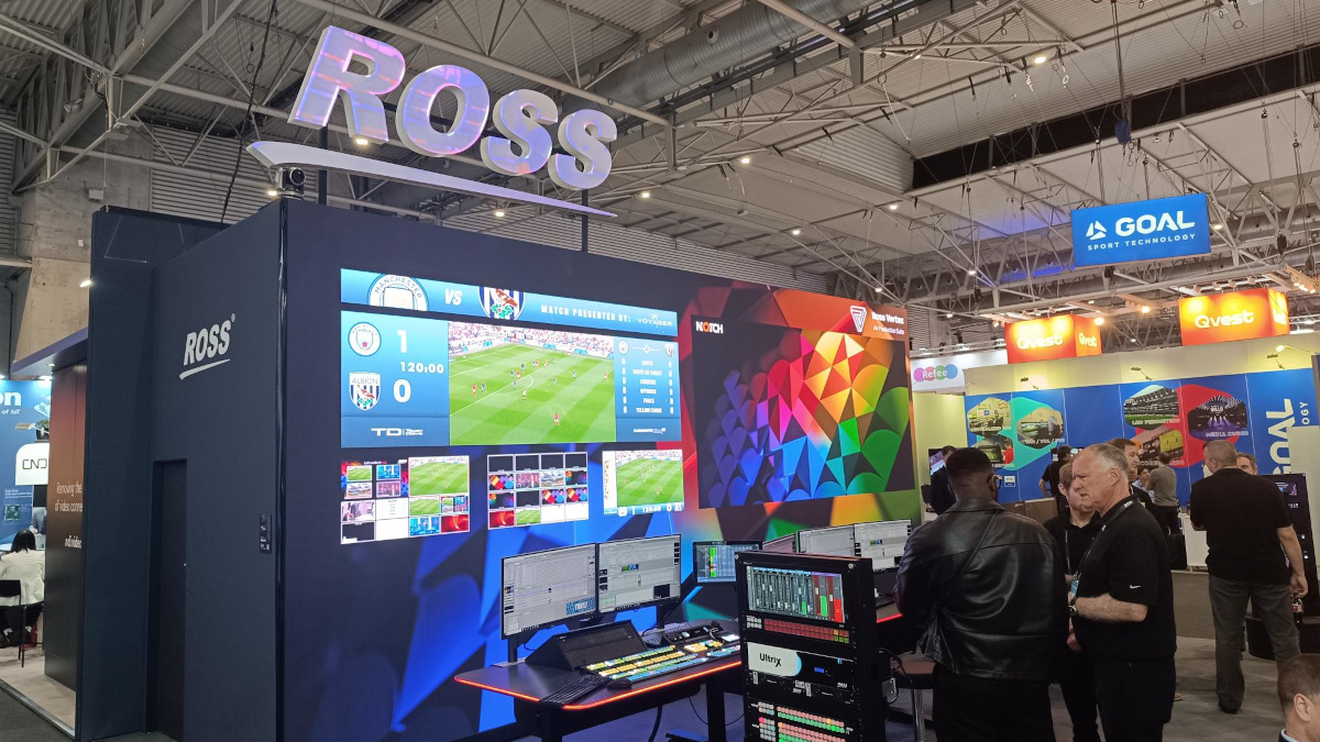 Ross Video at ISE 2026 (Image: Sixteen:Nine)