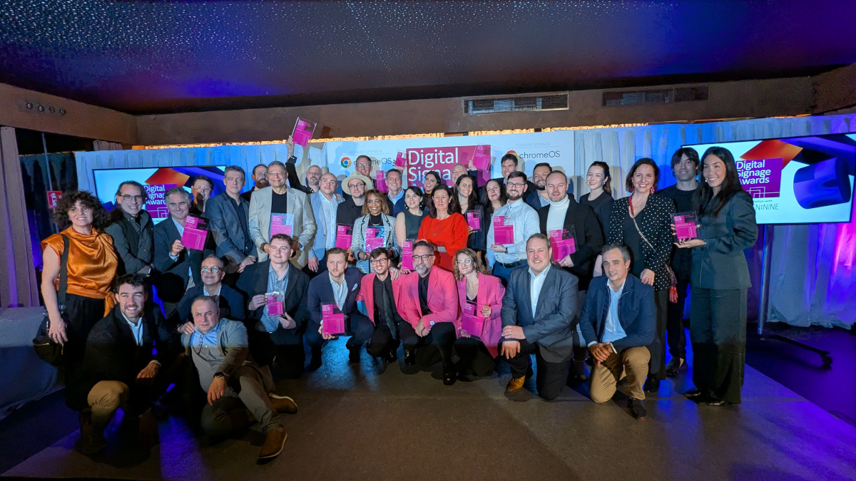 The Winners of the Digital Signage Awards 2026 (Image: invidis)