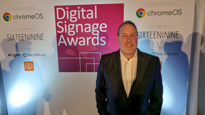 Peter Critchley, UK CEO of Trison wins the Outstanding Individual of the Year Award. (Image: invidis)