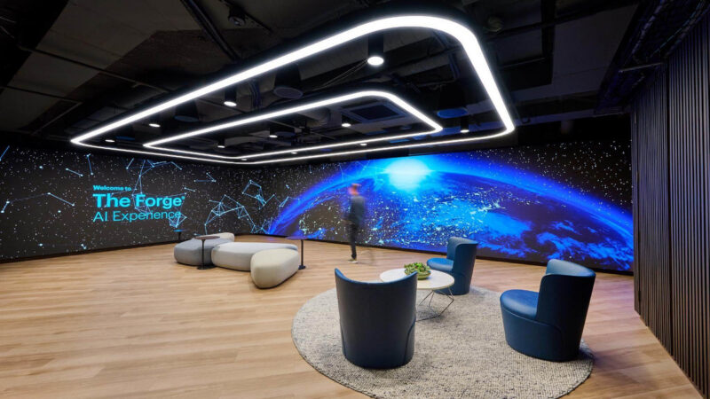 The Forge, Accenture Federal Service's experience center (Image: Dimensional Innovations)
