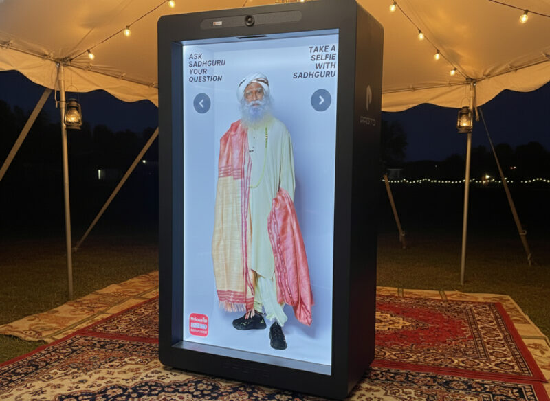 Sadhguru avatar in Proto Hologram units (Image: Proto)