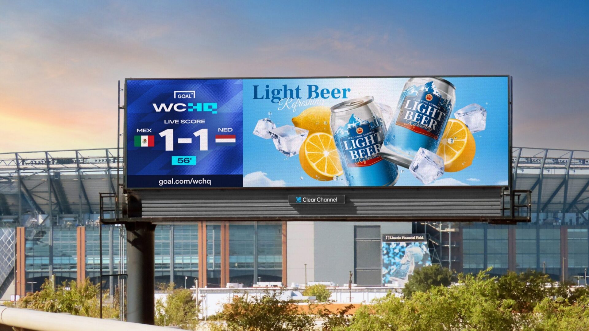 Clear Channel to Carry World Cup Content on 65M-Reach US DooH Network - Clear Channel Outdoor to Carry World Cup Content on 65M-Reach US Digital Screen Network
Clear Channel Outdoor to Carry World Cup Content on 65M-Reach US Digital Screen Network