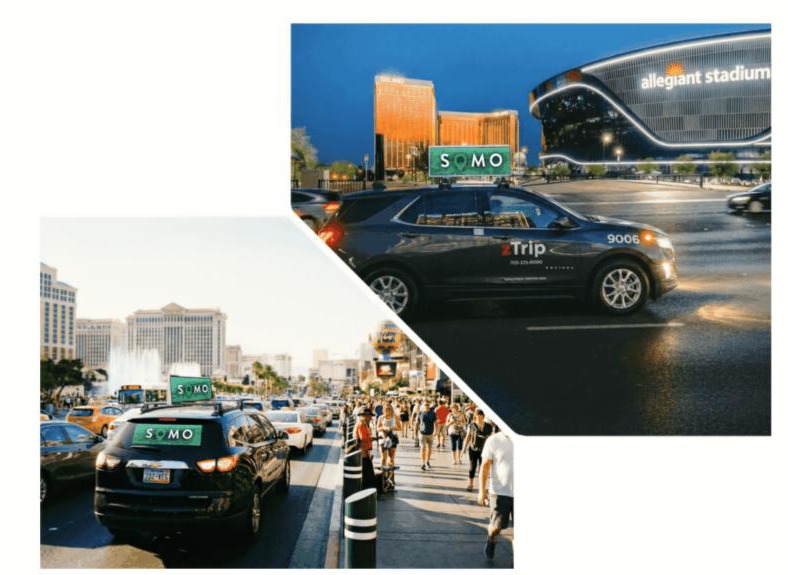 Somo Launches 1,200-Screen Digital Taxi Network in Las Vegas
